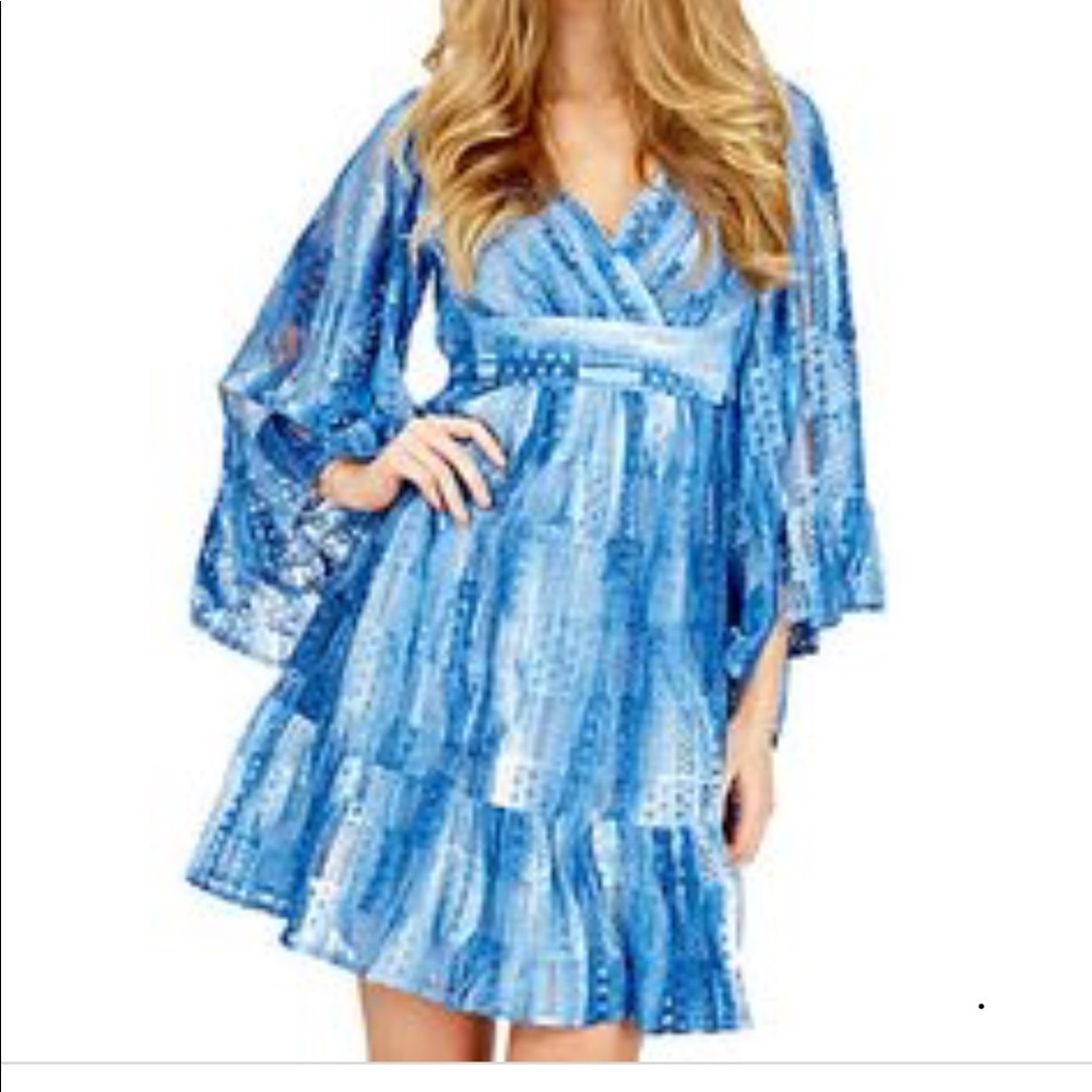 Gorgeous Betsey Johnson Lace Peasant Boho Dress